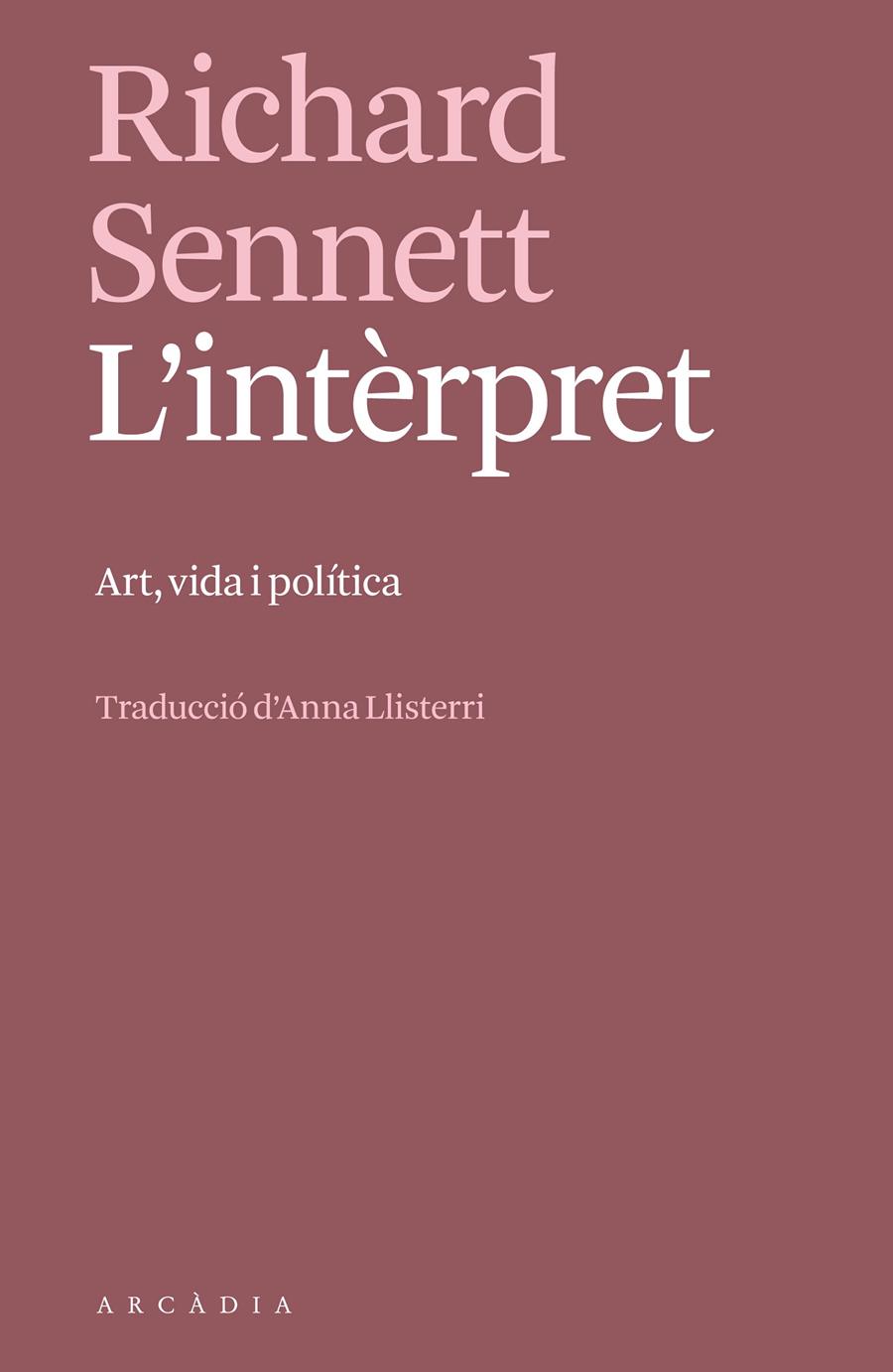 L'INTÈRPRET | 9788412745757 | Sennett, Richard