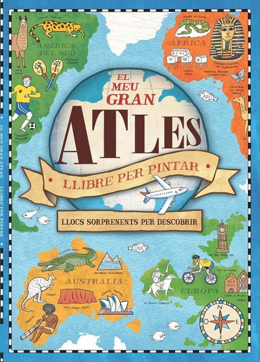 El meu gran Atles. Llibre per pintar | 9788448846435 | Hughes, Natalie