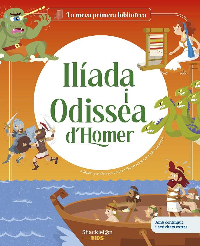 Ilíada i Odissea d'Homer | 9788413615370 | Solé, Jordi/Cavallone, Maria Cecilia/Cadafalch i Pladevall, Lluís