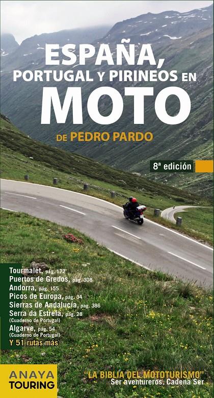 España, Portugal y Pirineos en Moto (2014) | 9788499355252 | Pardo Blanco, Pedro