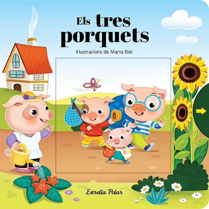Els tres porquets. Conte amb mecanismes | 9788491373933 | Autors, Diversos