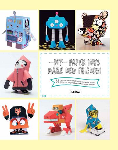 -DIY- PAPER TOYS. Make new friends! | 9788416500192 | Instituto Monsa de Ediciones, S.A.