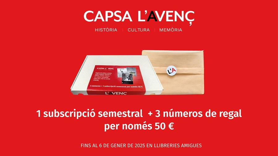 Capsa L'avenç (subscripció trimestral + 3 números) | Capsa l'Avenç