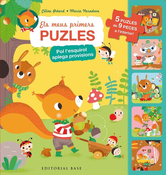 Els meus primers puzles. Pol l'esquirol aplega provisions | 9788416587841 | Potard, Céline/Neradova, Maria