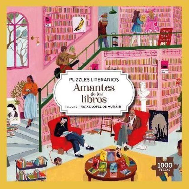 Amantes de los libros - Puzzle literario 1000 piezas | 8437018304868 | AA.VV