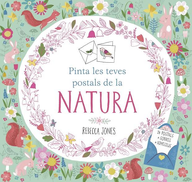 Pinta les teves postals de la natura | 9788491370857 | Rebecca Jones