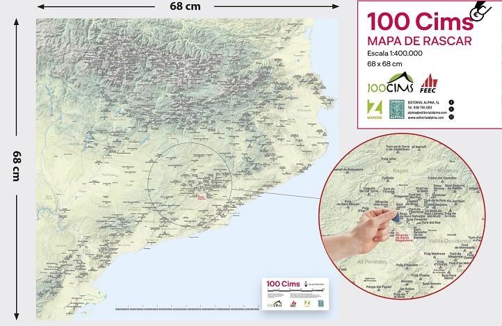 100 cims - Mapa de rascar | 9788470111419