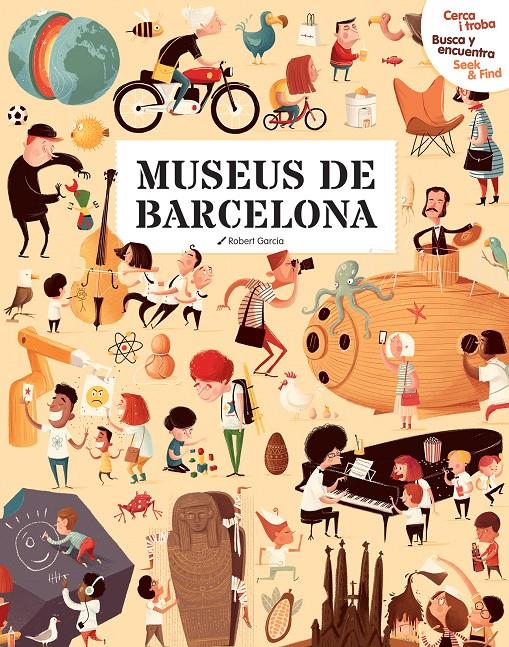 Cerca i troba, Busca y encuentra, Seek & Find. Museus de Barcelona | 9788499796727