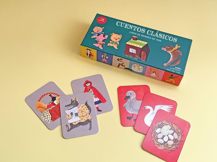 Cuentos clásicos - Juego de memoria de tres | 8495390786733