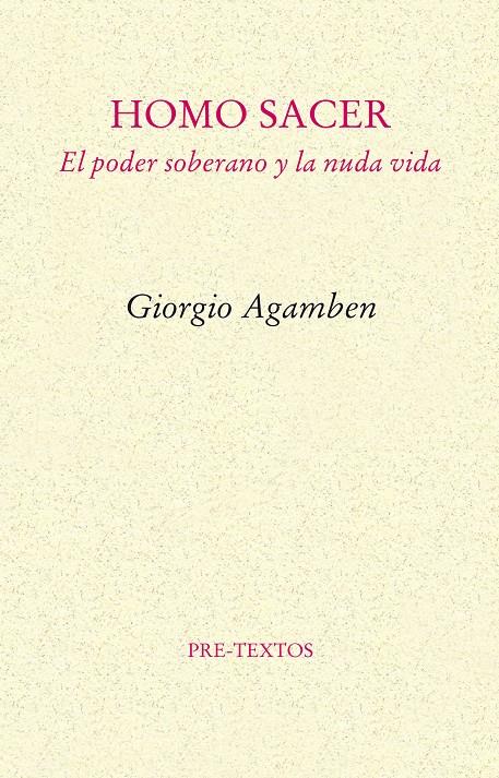 Homo Sacer | 9788481912067 | Agamben