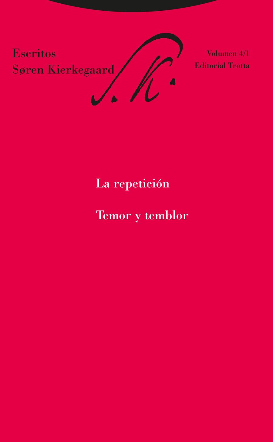 La repetición. Temor y temblor | 9788498797169 | Kierkegaard, Soren