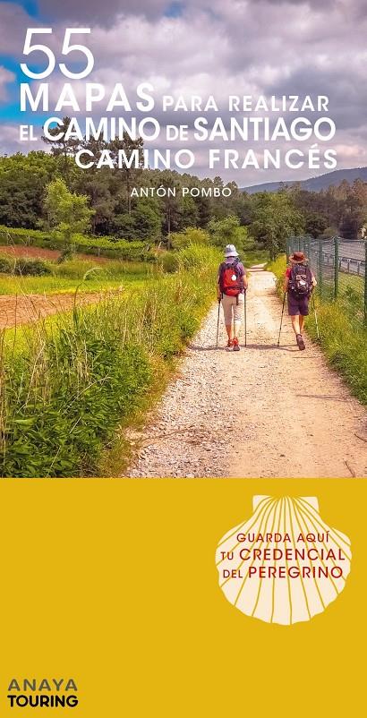 55 Mapas para realizar el Camino de Santiago. Camino Francés (desplegables) | 9788491581666 | Anaya Touring
