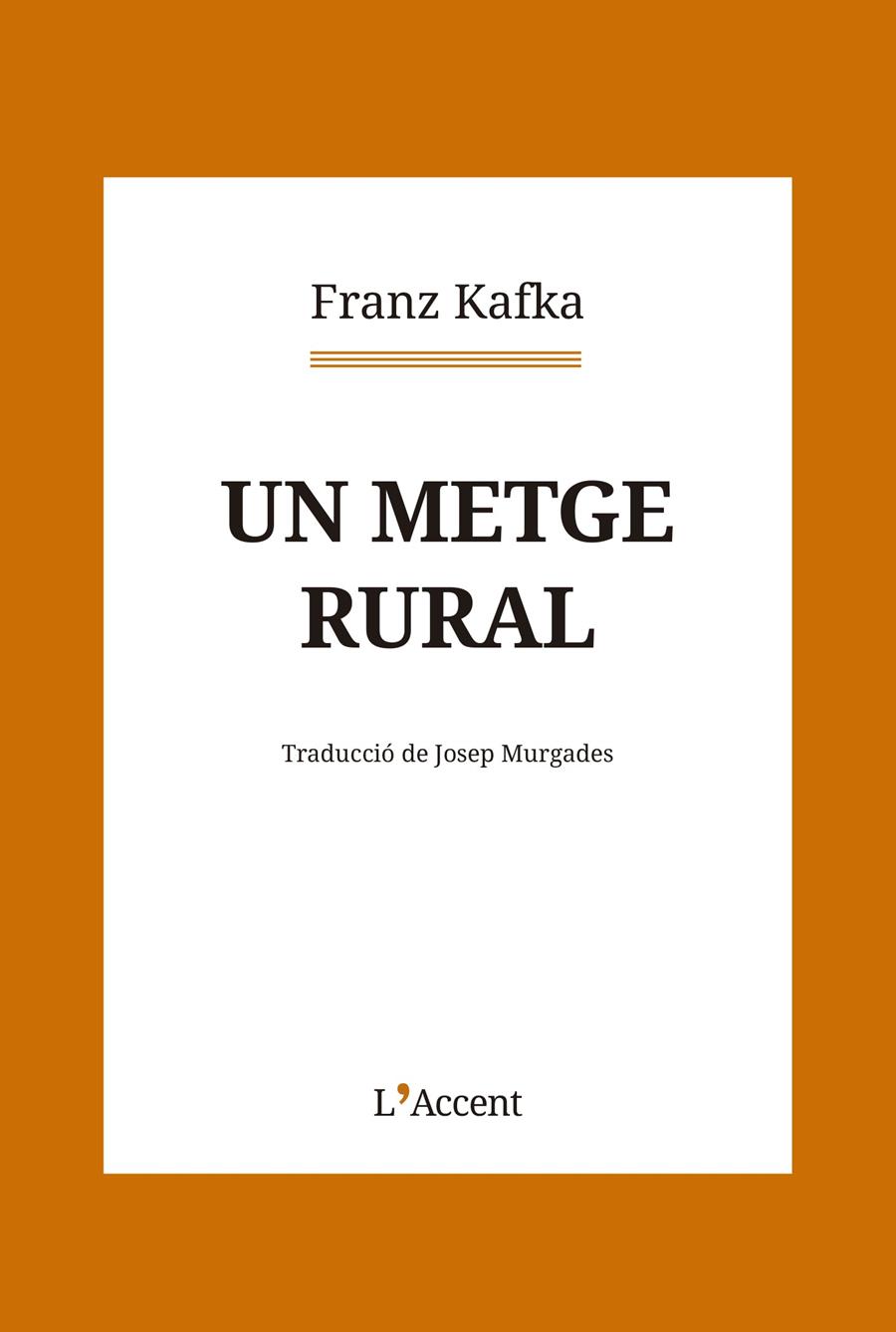 Un metge rural | 9788418680281 | Kafka, Franz
