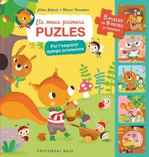 Els meus primers puzles. Pol l'esquirol aplega provisions | 9788416587841 | Potard, Céline/Neradova, Maria