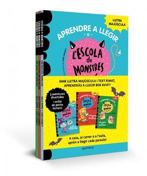 Aprendre a llegir a l'Escola de Monstres - Pack amb els llibres 1, 2 i 3 | 9788419169990 | Rippin, Sally