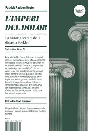L'imperi del dolor | 9788417339739 | Radden Keefe, Patrick