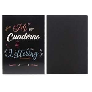 CUADERNO A4 LETTERING 50H NEGRAS 80GR | 8430173286291