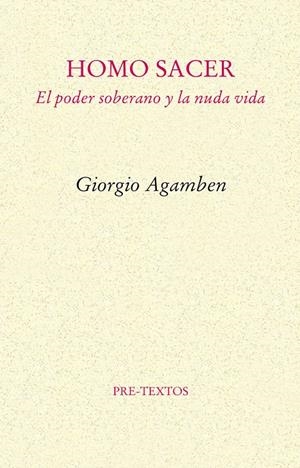 Homo Sacer | 9788481912067 | Agamben